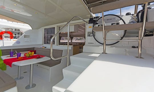 Lagoon 421 Cruising Catamaran Rental in Athens, Alimos