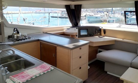 Nautitech 47 Cruising Catamaran Rental in Lavrion, Greece