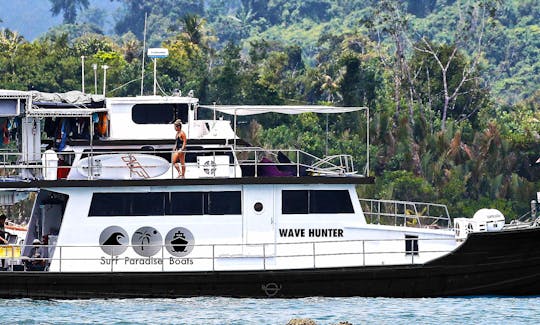 Enjoy Mentawai Surf Charter , Indonesia on 62' Wave Hunter Yacht