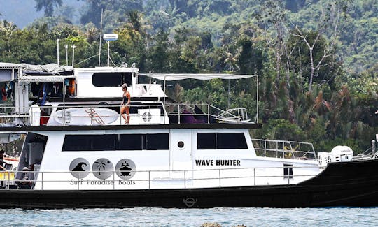 Enjoy Mentawai Surf Charter , Indonesia on 62' Wave Hunter Yacht