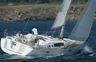 Navigate The Oceanis 46 Sailing Yacht from Lefkada, Greece!
