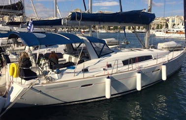 Oceanis 50 Family Sailing Charter With AC in Lavrio, Greece