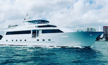 Incredible 2020 Refit Broward 100' Motor Yacht for Charter in Miami
