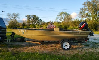 16' Lowe Big River Power Boat for Rent and Fishing in Lee's Summit