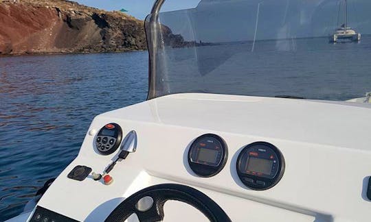 Private Sightseeing Cruise In Santorini and surrounding islands Onboard 29'