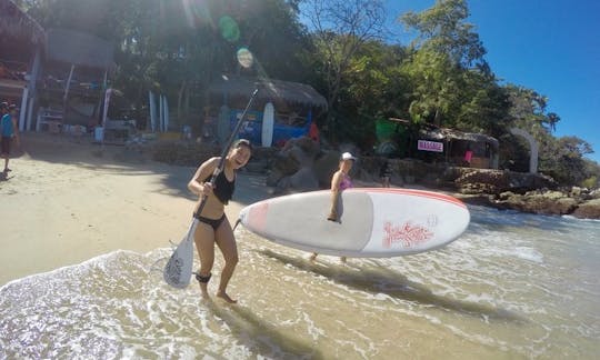 Paddleboard Lesson In Mismaloya, Jalisco