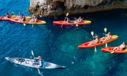 Cliffs and cave kayaking
