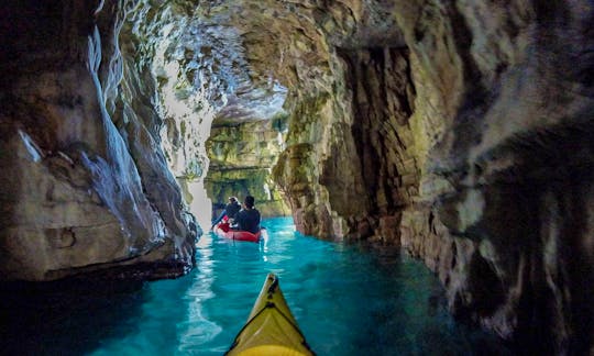 Cave kayaking Pula Croatia