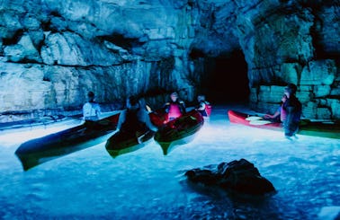 Pula Night Glow Cave Kayaking