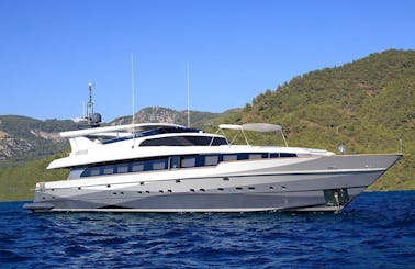 131' Power Mega Yacht Rental in Muğla, Turkey