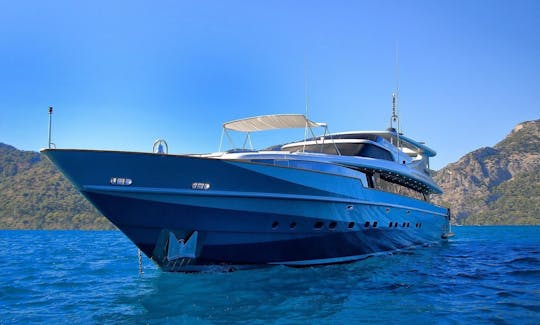 131' Power Mega Yacht Rental in Muğla, Turkey