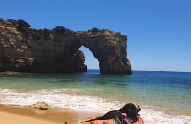 Explore Caves & Wild Beaches Kayaking Tour, Armacao de Pera, Algarve, Portugal