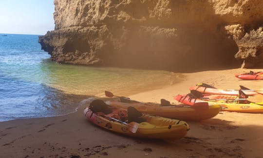 Explore Caves & Wild Beaches Kayaking Tour, Armacao de Pera, Algarve, Portugal