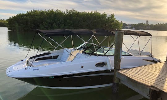 26' Sea Ray Deck Boat with swimming platform and head!