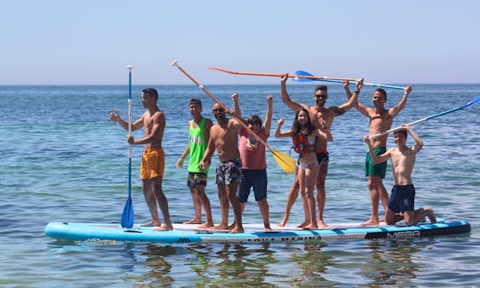 Mega Paddle SUP in Armacao de Pera, Algarve, Portugal