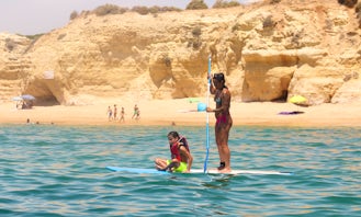 SUP - Stand Up Paddle  in Armação de Pera, Algarve, Portugal