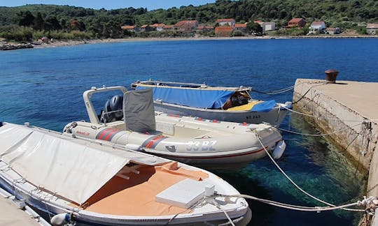 ¡Bote inflable Barracuda 530 en Sali, Croacia!