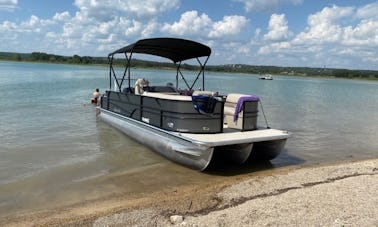 Misty Harbor Pontoon Rental with Captain in Canyon Lake, TX!