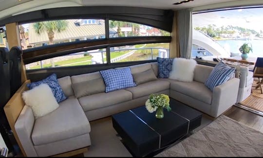 Destin's Premier Luxury Yachting Experience! Princess V72 Yacht for Charter!