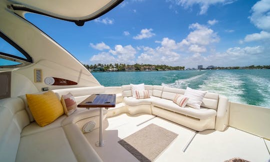 The Most Spacious – 54′ SeaRay Sundancer Motor Yacht In Miami Beach, Florida