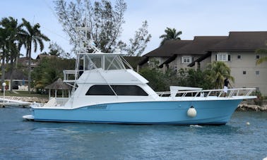 Yacht à moteur Sportfish de 55 pouces Hatteras à Ocho Rios !