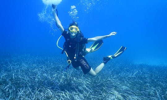 Try Scuba Diving in Chalki, Greece