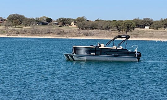 Misty Harbor Pontoon Rental with Captain in Canyon Lake, TX!