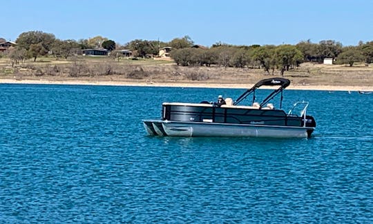 Misty Harbor Pontoon Rental with Captain in Canyon Lake, TX!