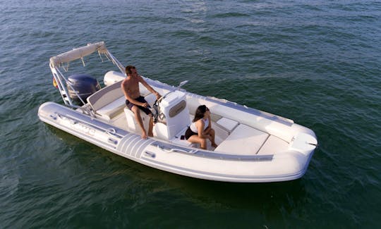 Rent In Costa Brava A Lomac 600 IN Inflatable Boat!