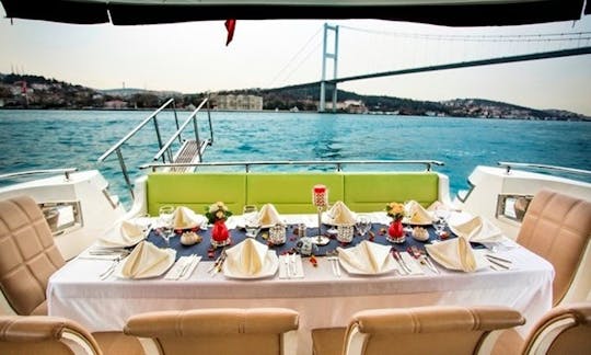 72' Power Mega Yacht Rental in İstanbul, Turkey