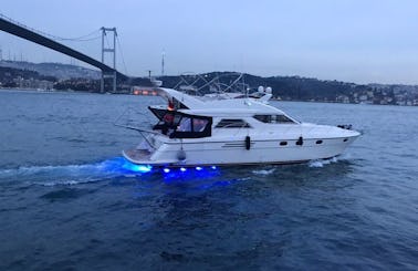 12 Person Motor Yacht Rental in İstanbul, Turkey