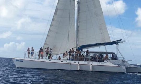 Lagoon 12-meter sailing Catamaran Rental in Los Melones, Dominican Republic