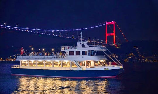 Large Event Boat that can host up to 150 guests that you can rent in İstanbul, Turkey!
