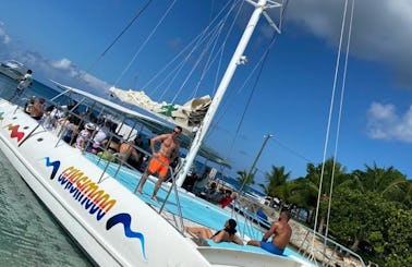 65ft Lagoon Sailing Catamaran Rental in Los Melones, Dominican Republic