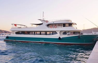 Mega Yacht Rental for Up to 200 People in İstanbul, Turkey