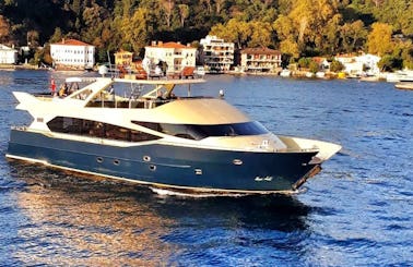 Mega Yacht Charter for Up to 75 Guests in İstanbul, Turkey