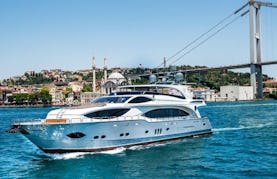 Elegant and Luxury Power Mega Yacht for 80 Guests in İstanbul only €600 per hour