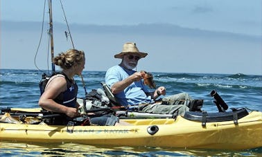 Pesca de caiaque em Dana Point ou Oceanside, CA