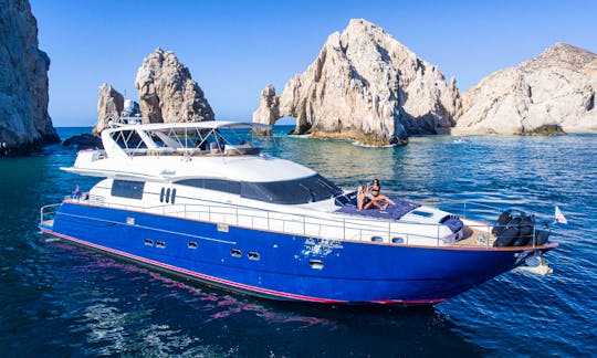 Luxury Motoryacht 85ft Viking Sports Cruiser in Cabo San Lucas, Baja California Sur - Private Chef! WIFI On board!
