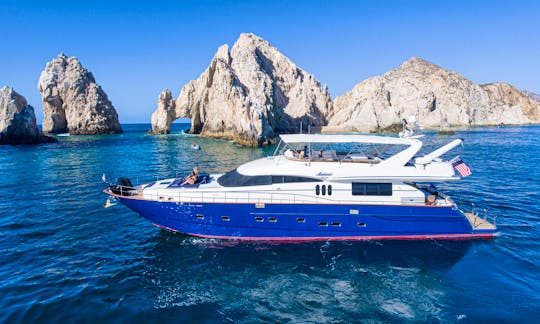 Available for fireworks tonight! Luxury Motoryacht 85ft Viking Sports Cruiser in Cabo San Lucas