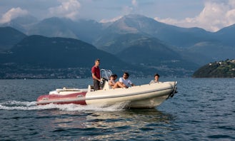 QLD 19' Motorized RIB for Daily Rent in Italy