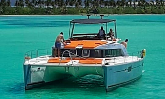 46' Happy Catamaran Rental in La Romana, Dominican Republic