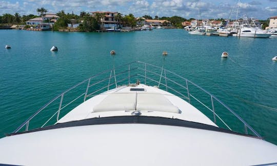 Azimuth 52 Motor Yacht Rental in La Romana, Dominican Republic
