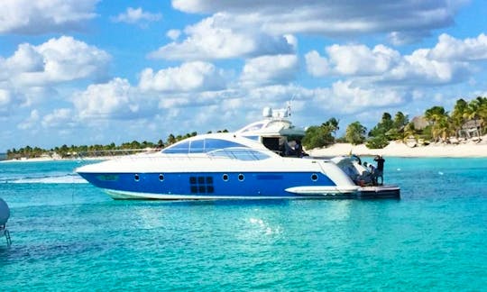 Azimuth 62 Power Mega Yacht Rental in La Romana, Dominican Republic