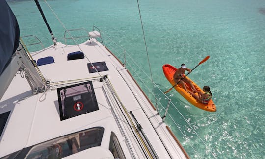 Excursion en voilier en catamaran de 35 pieds à Cozumel, tout compris