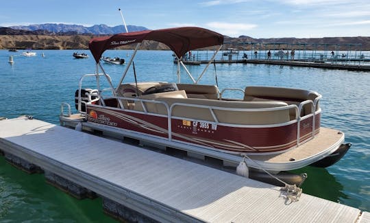 Barge de fête Awesome Sun Tracker 20 DLX, économique en carburant, Lake Havasu City