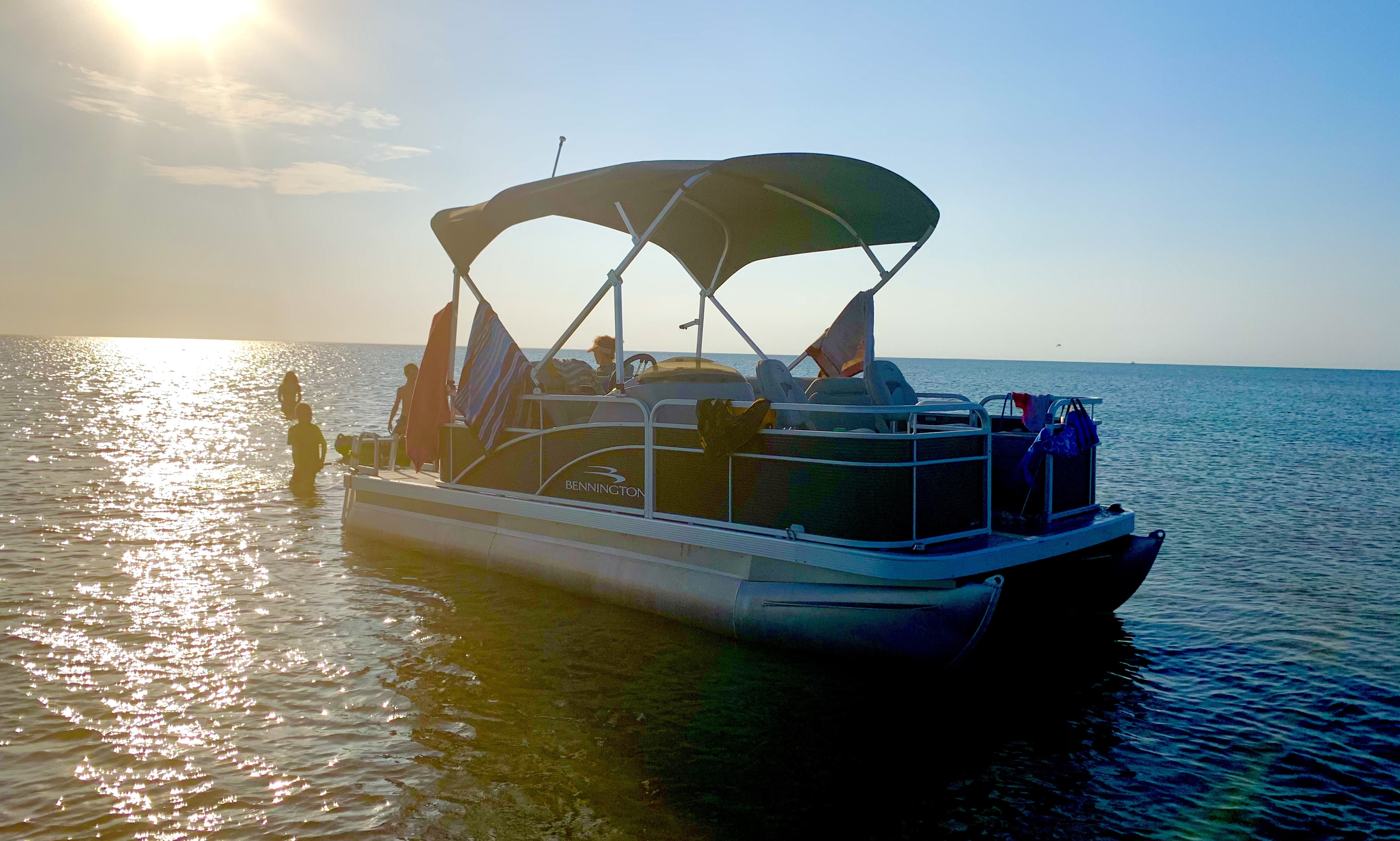 Bennington Pontoon Boat for Rent at South Padre Island! | GetMyBoat