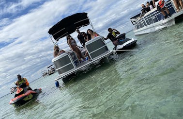 Explore Destin or Crab Island on our 2021 Bentley Pontoon