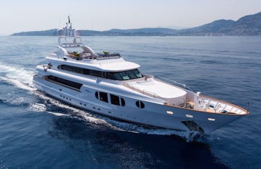 Bina Power Mega Yacht Rental in Paleo Faliro, Greece