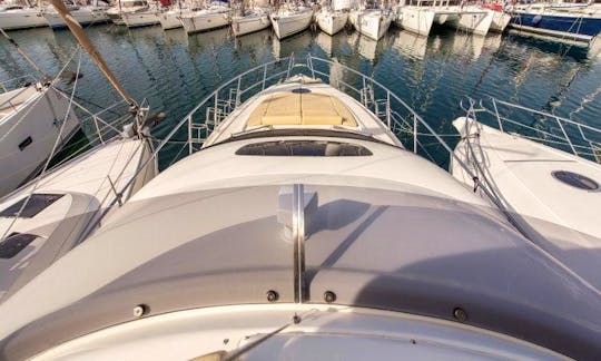 Amazing Cranchi 50 Yacht Rental in Paleo Faliro, Greece